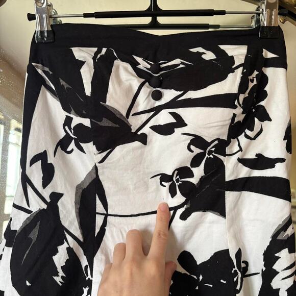 Vintage Speechless Y2K Strapless Black White Floral Dress 3 - Picture 5 of 8